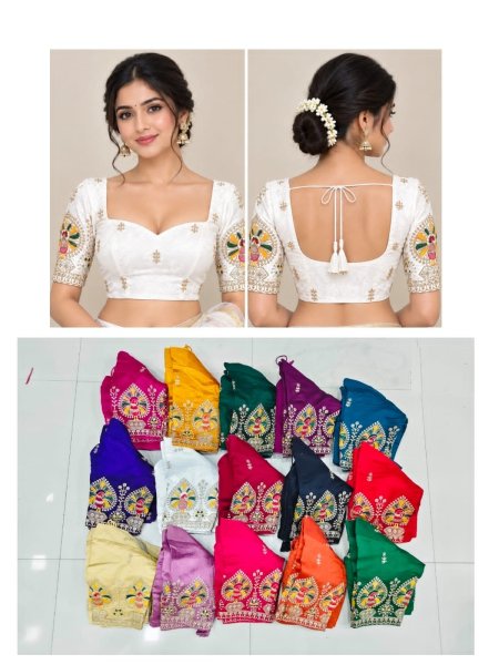 Hc 311 Fancy With Hand Embroidery Blouses 